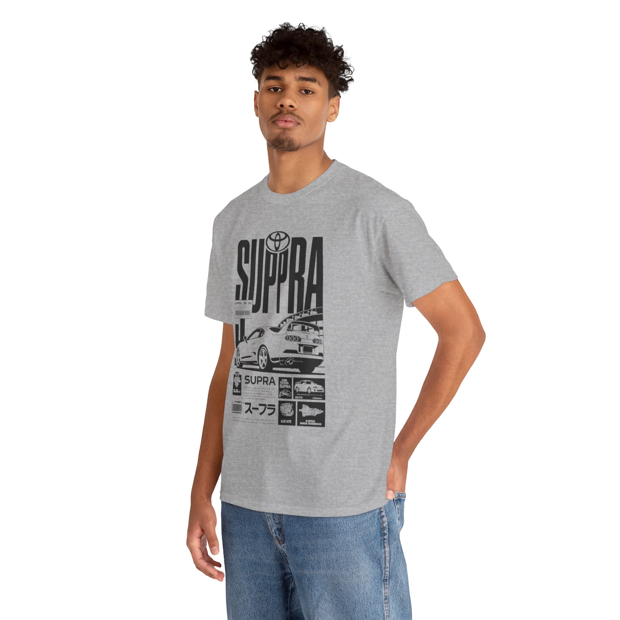 Supra Retro Racing Tee — Toyota Supra JDM Car Graphic T-Shirt