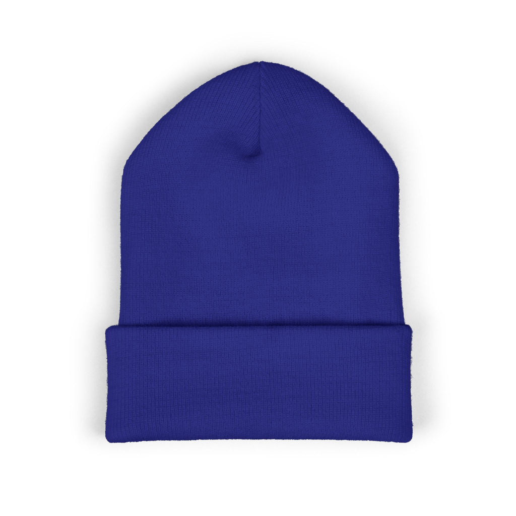 Embroidered Minimal Logo Cuffed Beanie