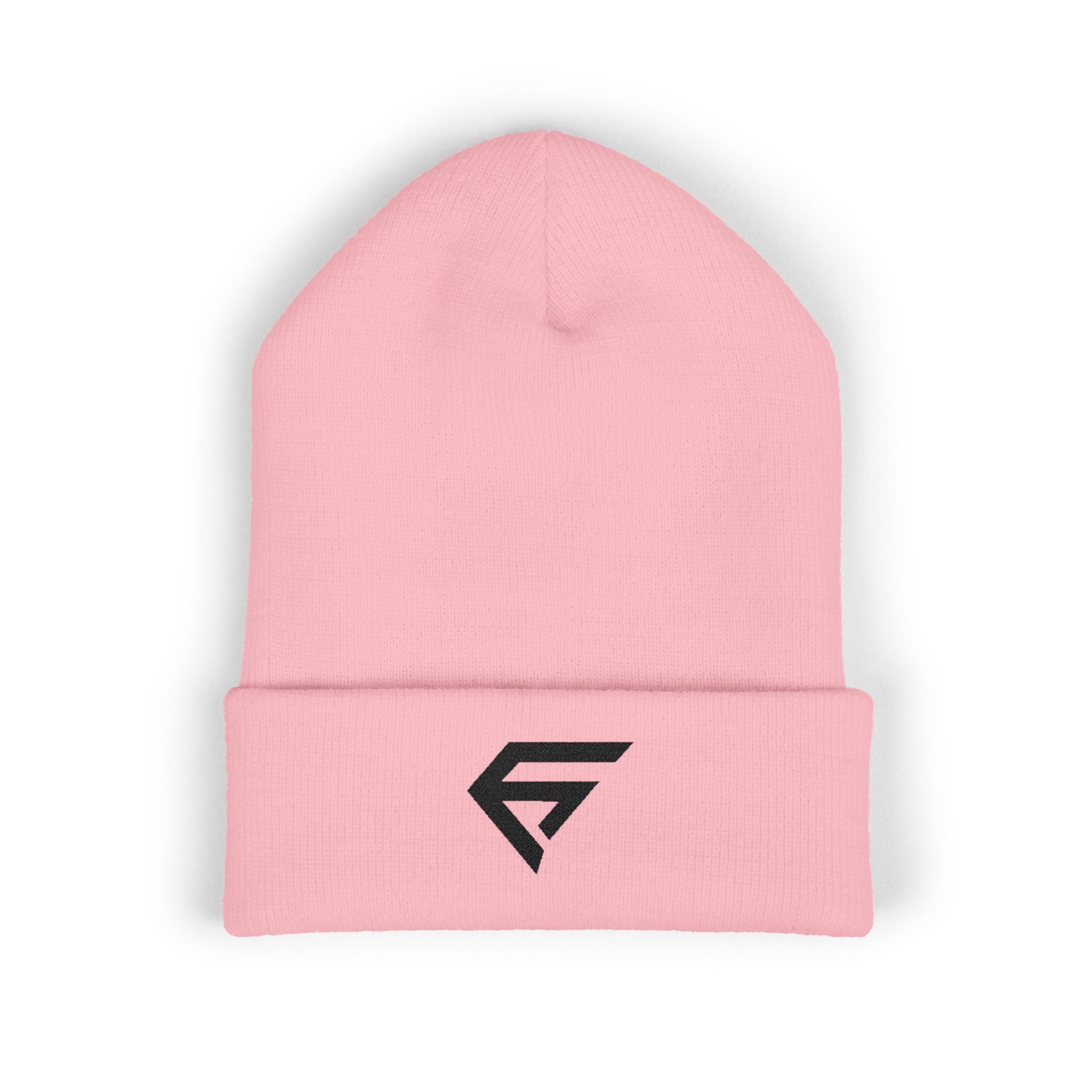 Embroidered Minimal Logo Cuffed Beanie