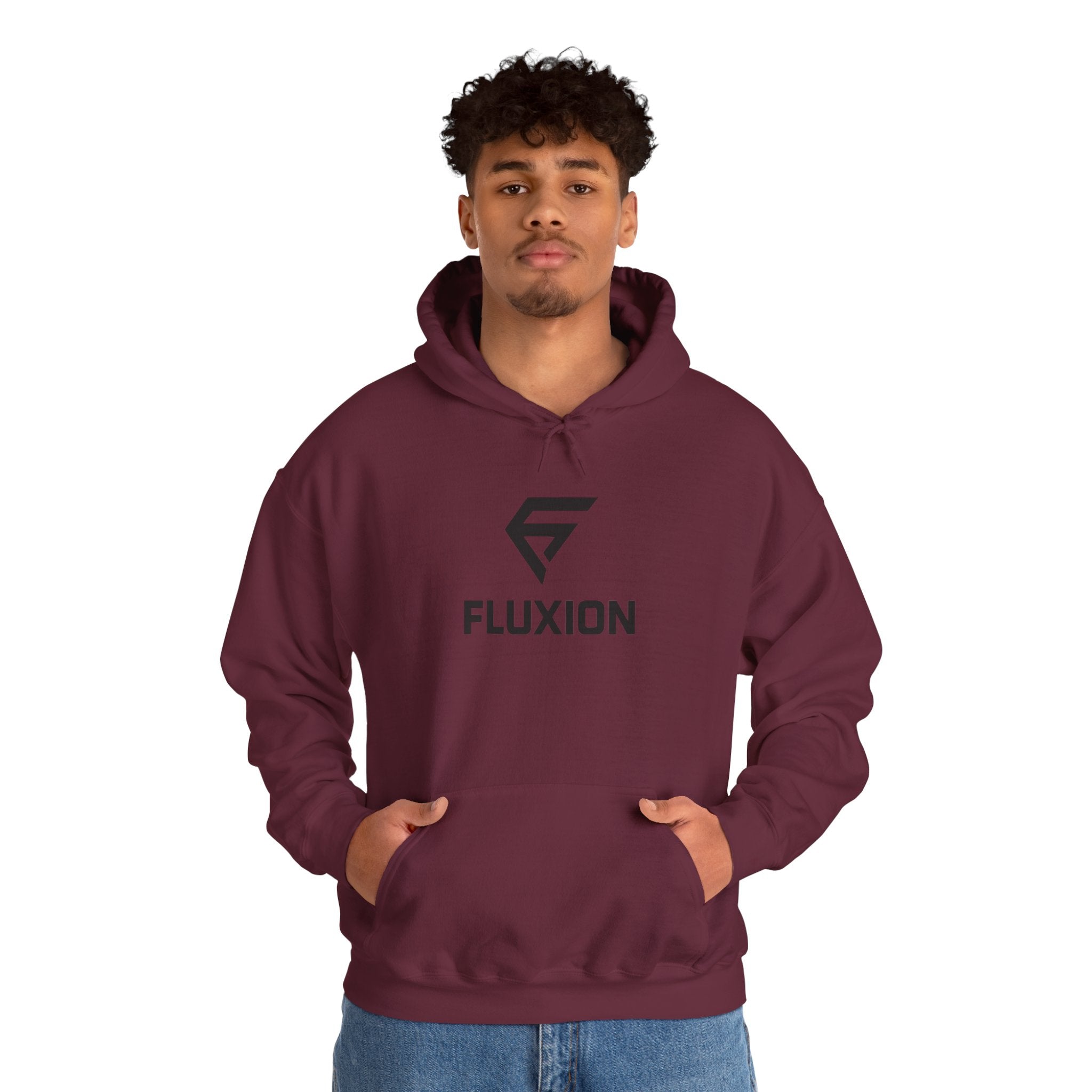 Fluxion Logo Hoodie — Minimal Tech Streetwear Pullover