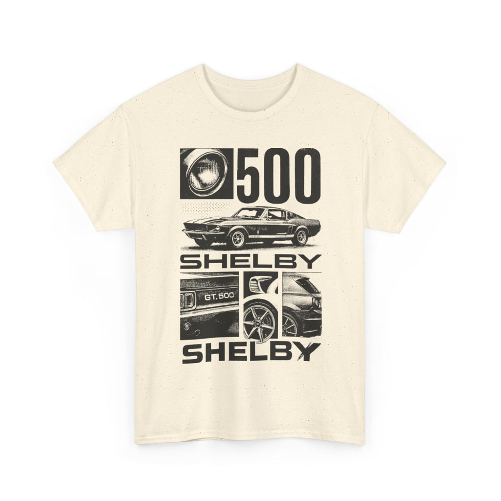 Classic Car Enthusiast Tee, Vintage Ride Shirt, Shelby GT500 Apparel, Automotive Gift, Unisex Cotton Tee