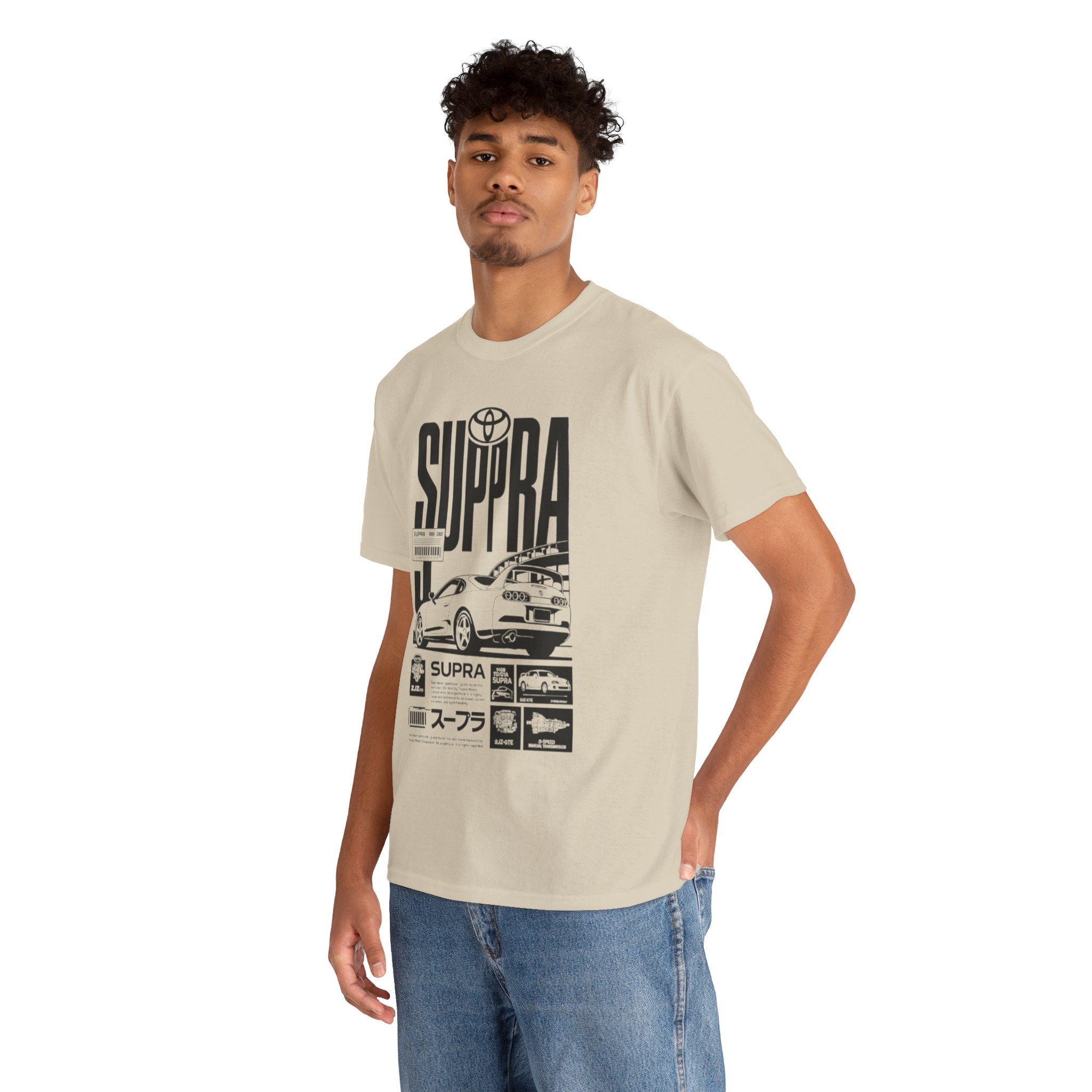 Supra Retro Racing Tee — Toyota Supra JDM Car Graphic T-Shirt