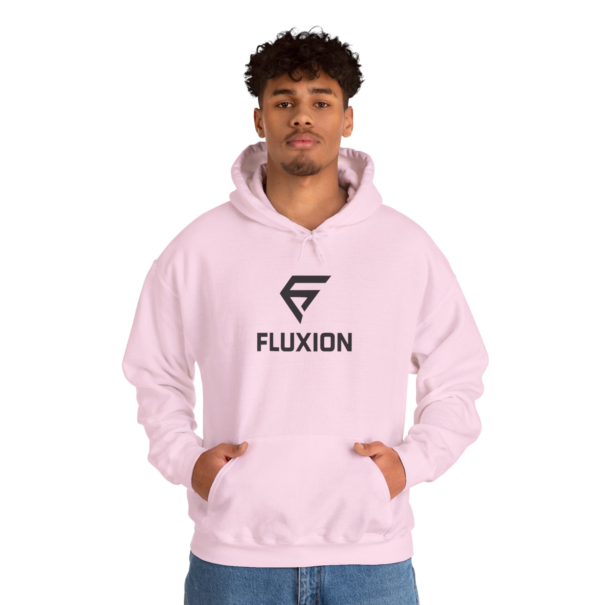 Fluxion Logo Hoodie — Minimal Tech Streetwear Pullover
