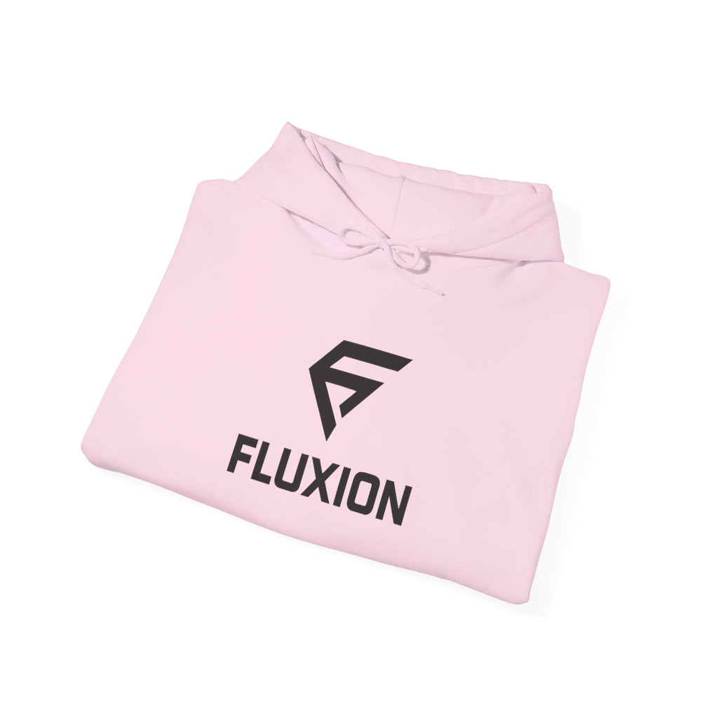 Fluxion Logo Hoodie — Minimal Tech Streetwear Pullover
