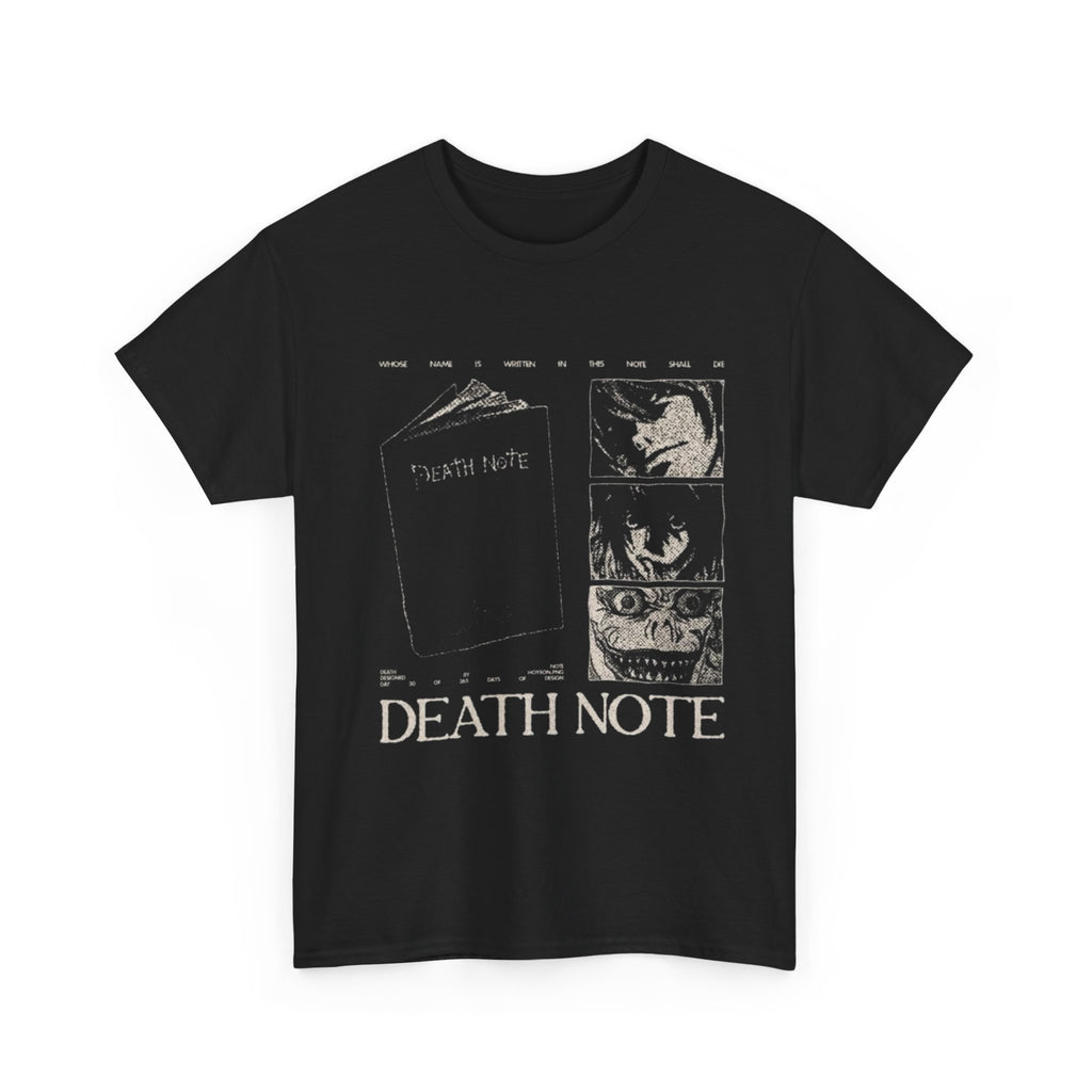 Death Note Graphic Tee — Vintage Manga Horror Shirt