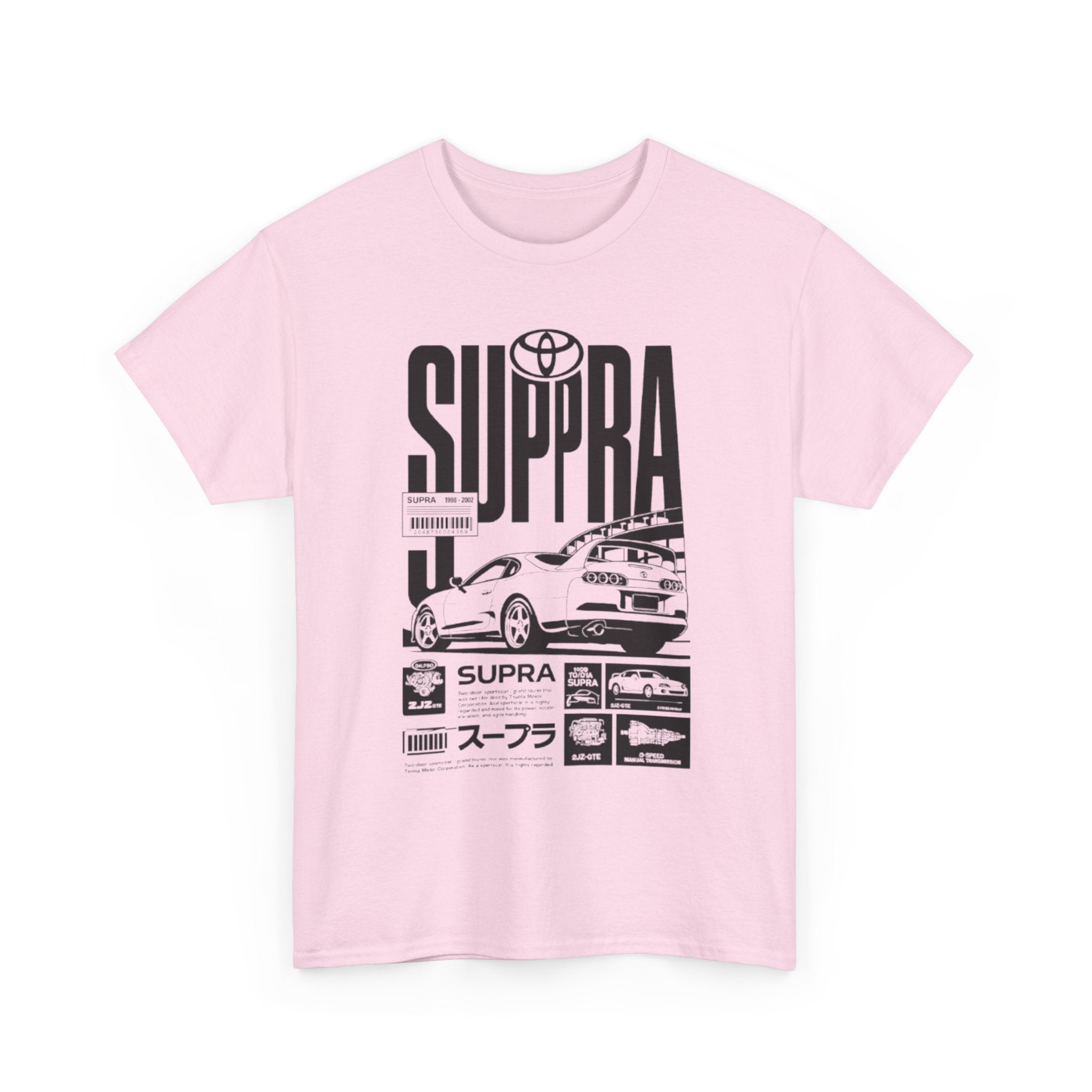 Supra Retro Racing Tee — Toyota Supra JDM Car Graphic T-Shirt