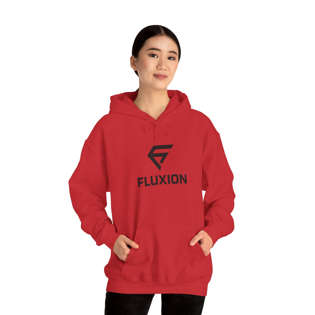 Fluxion Logo Hoodie — Minimal Tech Streetwear Pullover