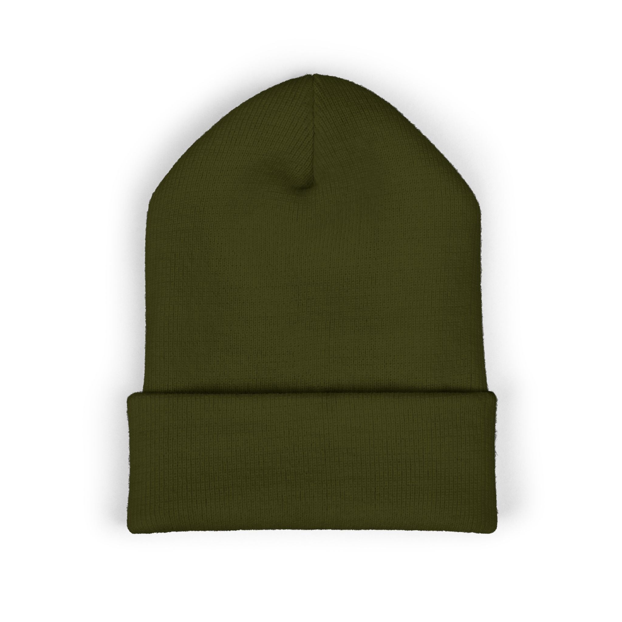 Embroidered Minimal Logo Cuffed Beanie