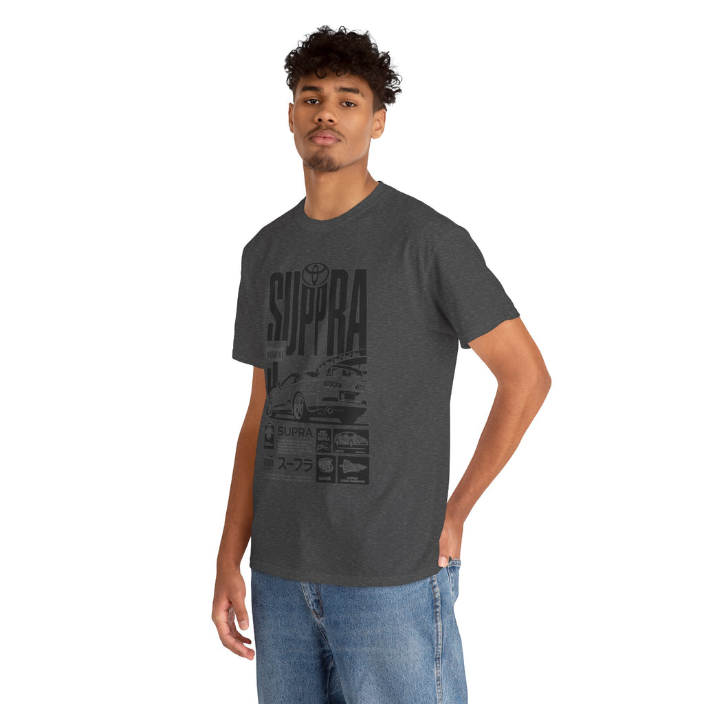Supra Retro Racing Tee — Toyota Supra JDM Car Graphic T-Shirt